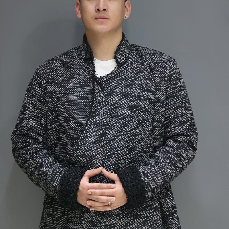 藏式男装加绒加厚冬季外套2021年新款藏装女装名族风唐装藏族服饰
