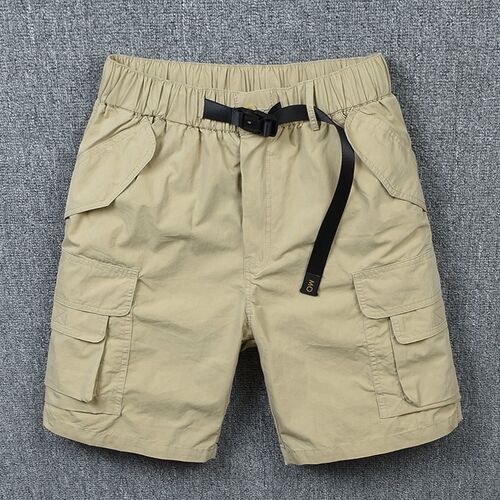 工装短裤男夏季潮流简约百搭休闲5分裤宽松直筒男士潮牌五分裤潮