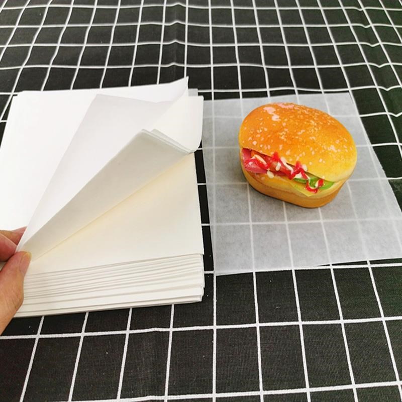 正方形油b纸烘焙油纸 吸油纸 托盘纸烘焙专用P烤箱纸 烤盘纸 家用