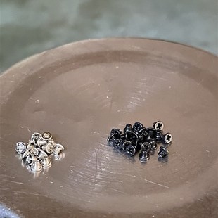 薄平帽头精密仪器微型电子设备十字小螺丝钉机牙M1.4 1.5mm加硬镍