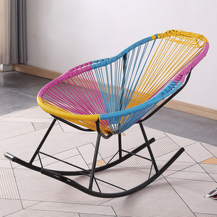 腾编躺遥椅d阳台休闲懒人摇摇椅透气葛优躺椅冬夏两用瑶椅家用大