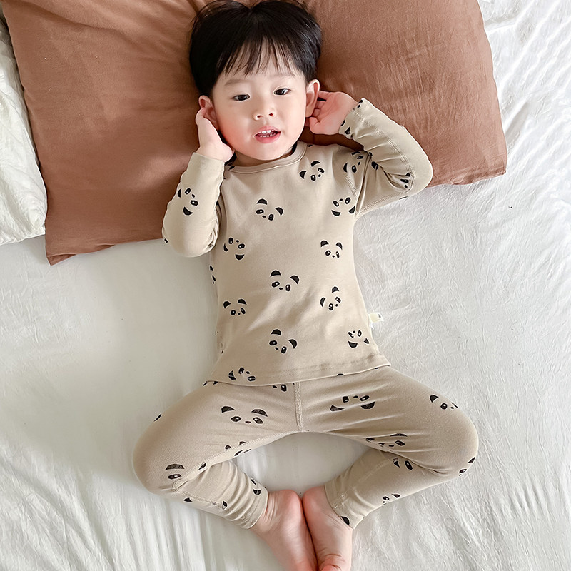 儿童秋衣秋裤男童春秋长袖女童宝宝无痕保暖内衣套装打底纯棉毛衫,童装/婴儿装/亲子装,内衣套装,淘宝优惠券,粉丝福利购,淘宝优惠卷