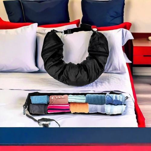 廉航神器u型枕可填充颈枕头套收纳袋便携旅行包飞机汽车靠枕旅行