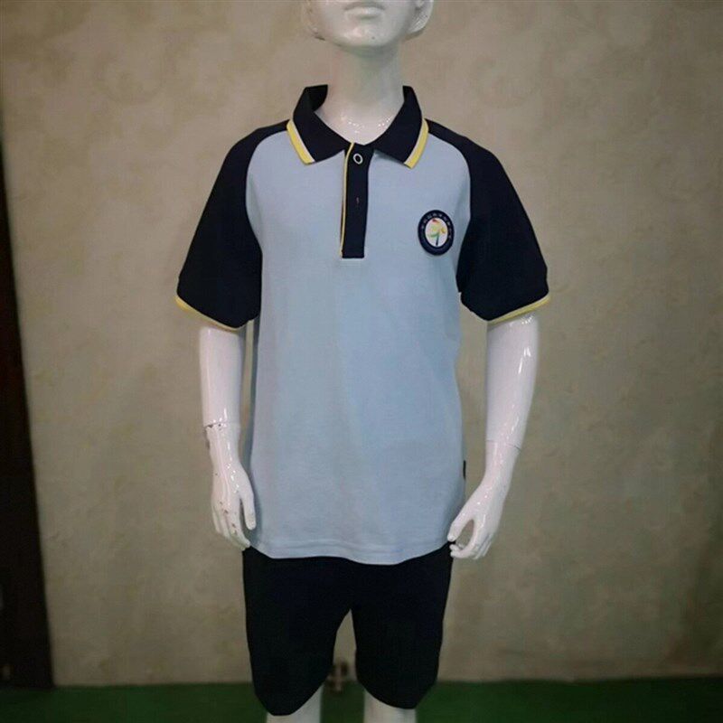 现货(杭州市余杭区良渚七贤小学)校服夏季运动装春秋棒球服男女