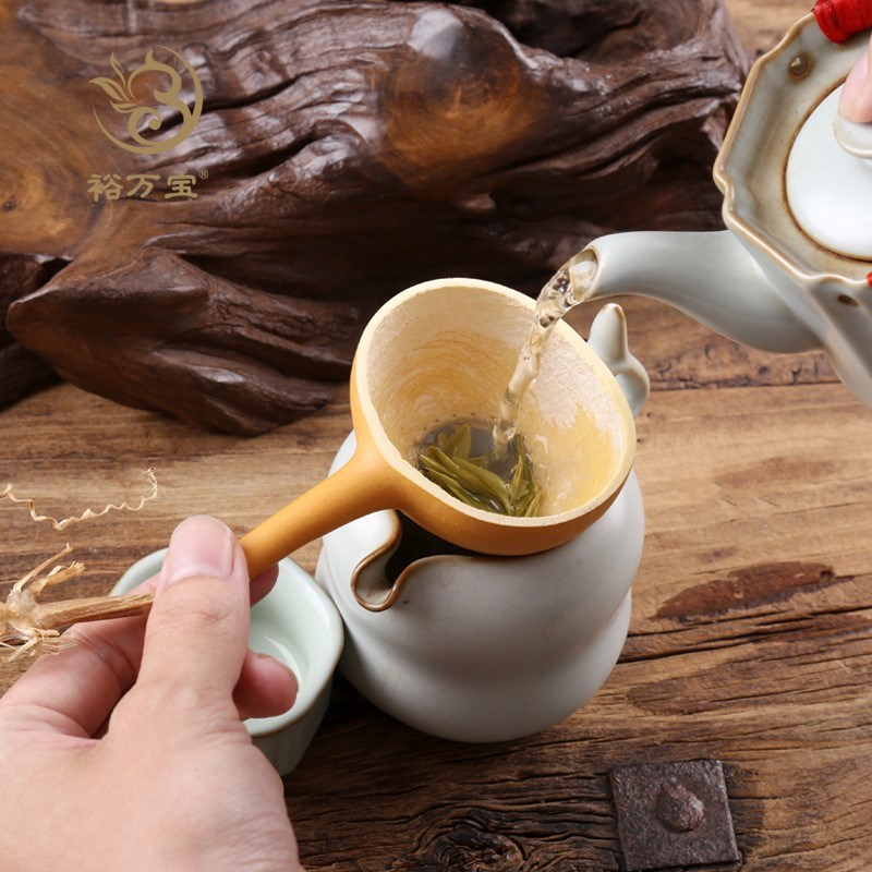 天然葫芦茶漏创意家用个性茶滤茶隔泡茶器茶叶过滤网功夫茶具配件
