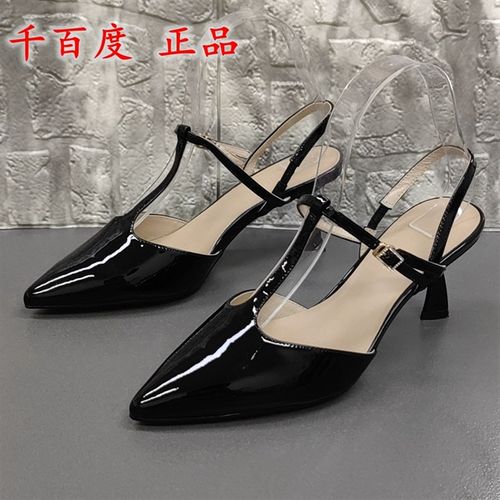 商场正品撤柜处理真皮女鞋夏季时尚法式包头细高跟仙女风女凉鞋潮