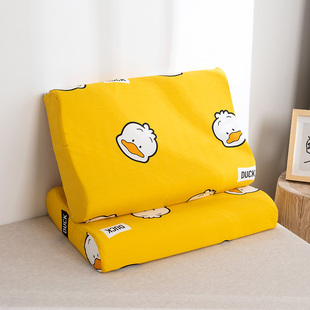 小清新全棉乳胶枕套枕头套宝宝60X40E儿童50X30婴儿纯棉记忆枕芯