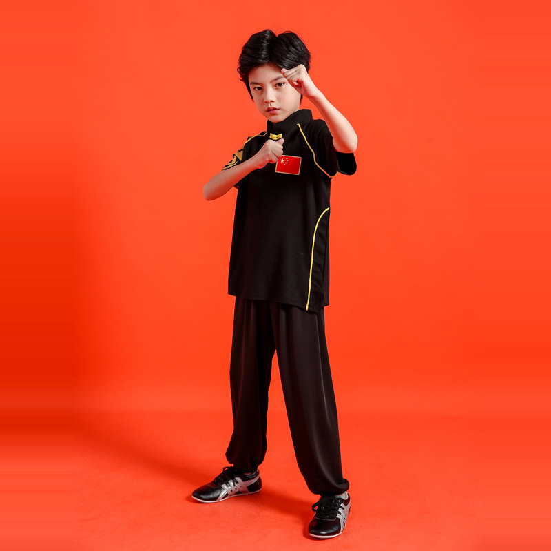六一儿童练功服武术服男女童少儿功夫训练表演出学生武术练功服装