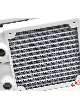 色分体式水冷套配件 白色冷排3u60 整240 120圈冷排431 白白色光