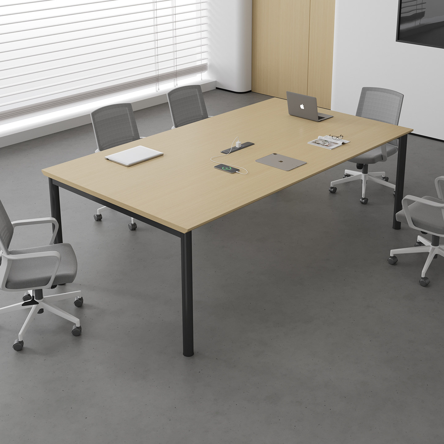 会议桌长桌简约现代大型会议室办公家具洽谈桌培训桌长条桌椅组合,商业/办公家具,会议桌,淘宝优惠券,粉丝福利购,淘宝优惠卷