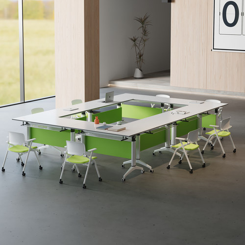 高端折叠移动拼接培训桌椅