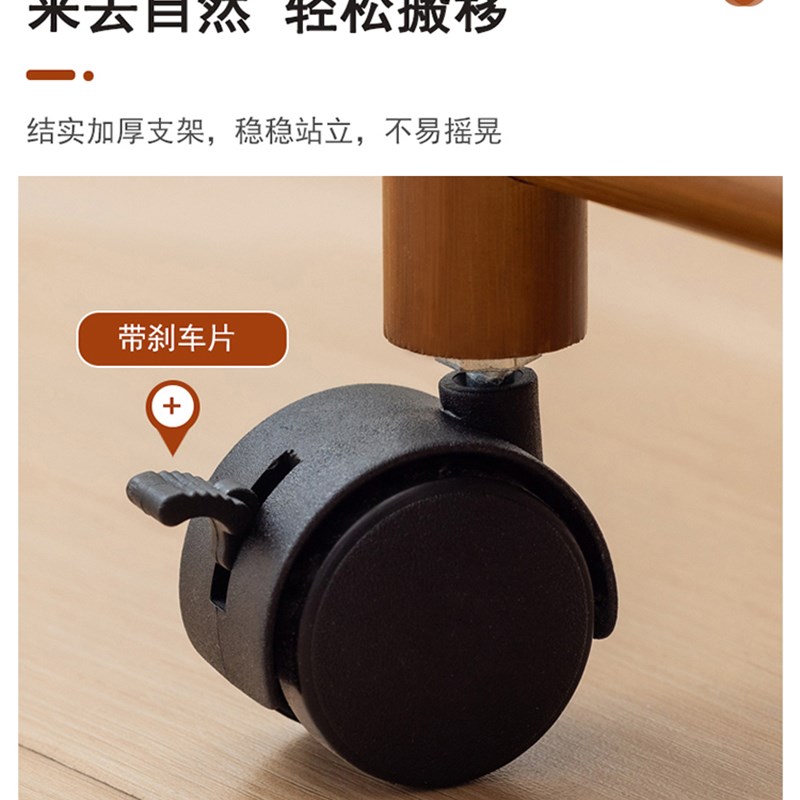 中古小推车床头置物架移动茶几沙发侧边柜棋牌室茶水架多层收纳架