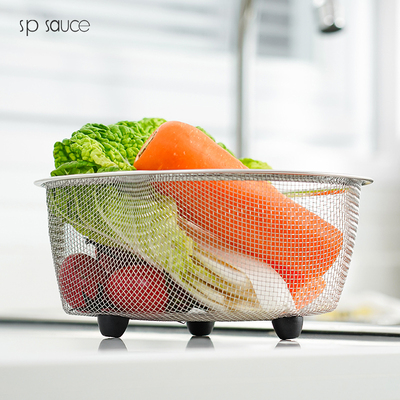 不锈钢水槽沥水篮厨房剩饭剩菜过滤神器三角洗碗池网沥水架置物架