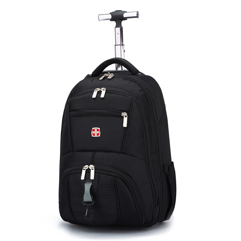 新品双肩拉杆背包男士两用大容量商务旅行休闲出差行李登机箱18寸