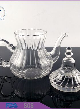 厂家b功夫茶具加厚爆款耐热玻璃茶壶高硼硅玻璃大茶壶