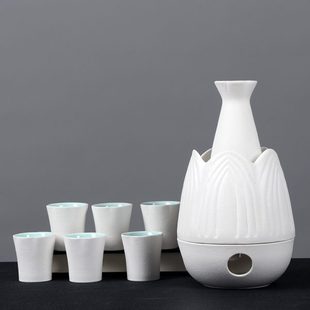 黄酒温酒器暖酒器烫酒器加热酒壶 温酒壶家用烫酒壶陶瓷温酒具套装