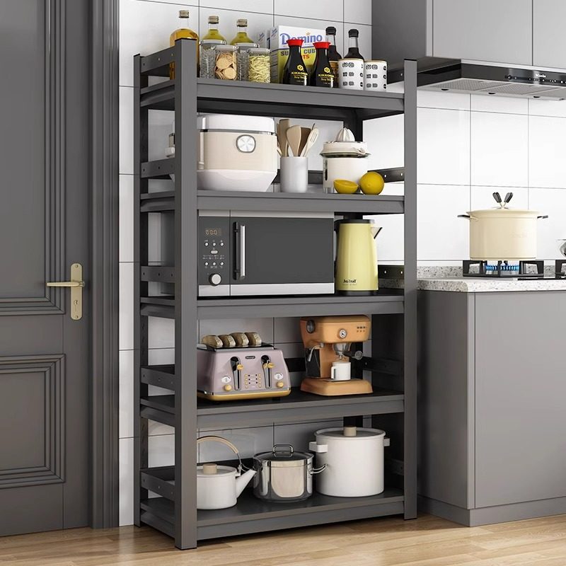 三箭白色围栏置物架厨房收纳微波炉烤箱架书房仓库货架层高可调节,厨房/烹饪用具,微波炉置物架,淘宝优惠券,粉丝福利购,淘宝优惠卷