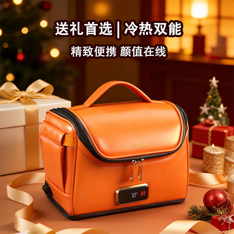 GUOER车载迷你小冰箱便携式药品胰岛素冷藏盒车家两用加热保温箱