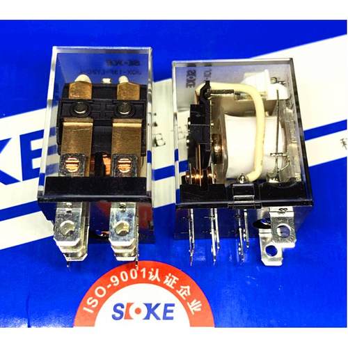 SOKE申乐JQX-13F-LY2C-24 DC9VDC12v AC220 48V继电器宽8脚6v110v
