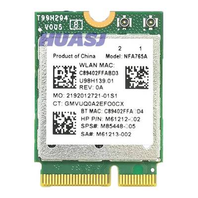 高通NFA765 WIFI6E 5G双频 内置无线网卡 蓝牙5.3 超AX210 MT7922