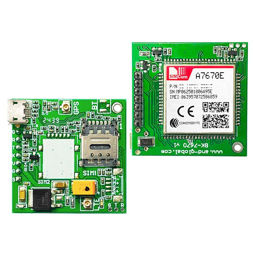 A7670E Full SIMCOM 4G Cat 1 with GSM GPS BK-A7670E