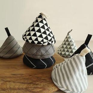 三角防烫帽隔热锅耳朵琳琅锅耐高温砂手套厚锅盖帽厨房铸铁锅把手