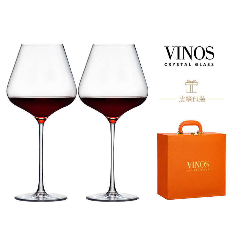 VINOS轻奢高档一对红酒杯礼盒装