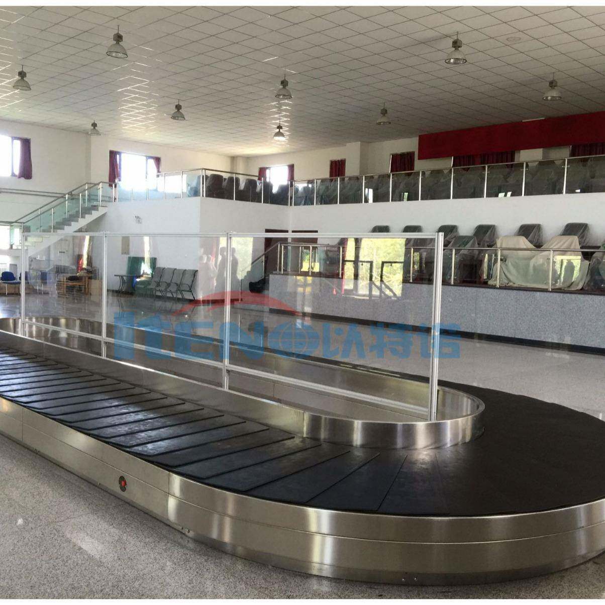 警犬模拟训练转盘线模拟机场港口行李传送机设备麟板输送转盘线