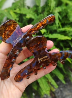 【森系美拉德】高级感醋酸抓夹后脑勺鲨鱼夹子大号发夹抓夹头饰女