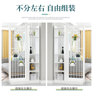 屏风隔断j置物架门客厅装 新中式 饰墙简约现代办公室网红进门玄关