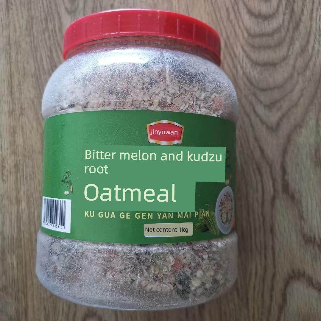 苦瓜葛根燕麦片1000g/罐原味无糖精免煮冲泡即食老年人早餐速食品,咖啡/麦片/冲饮,多谷物麦片,淘宝优惠券,粉丝福利购,淘宝优惠卷