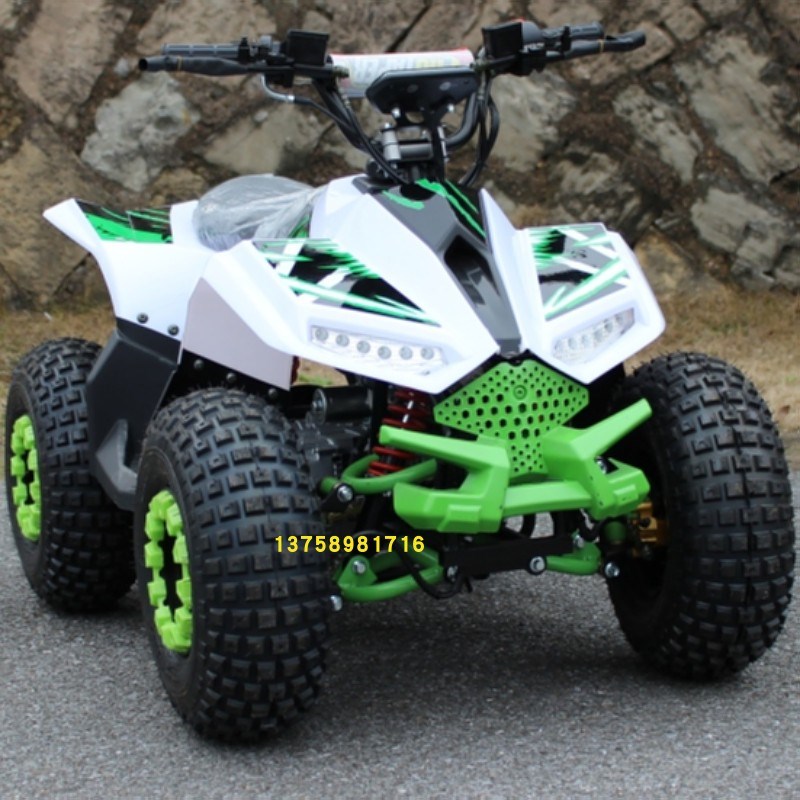 景区电动48v沙滩车四轮越野60ATV小猎鹰儿童游乐汽油成人小型摩托