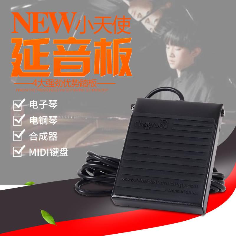 小天使WTB004电钢琴电子琴卡西欧雅马哈罗兰midi键盘通用延音踏板