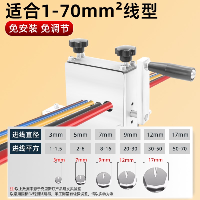 剥线机废铜线家用废旧电缆去皮机小型电动拨线剥皮机剥电线皮神器