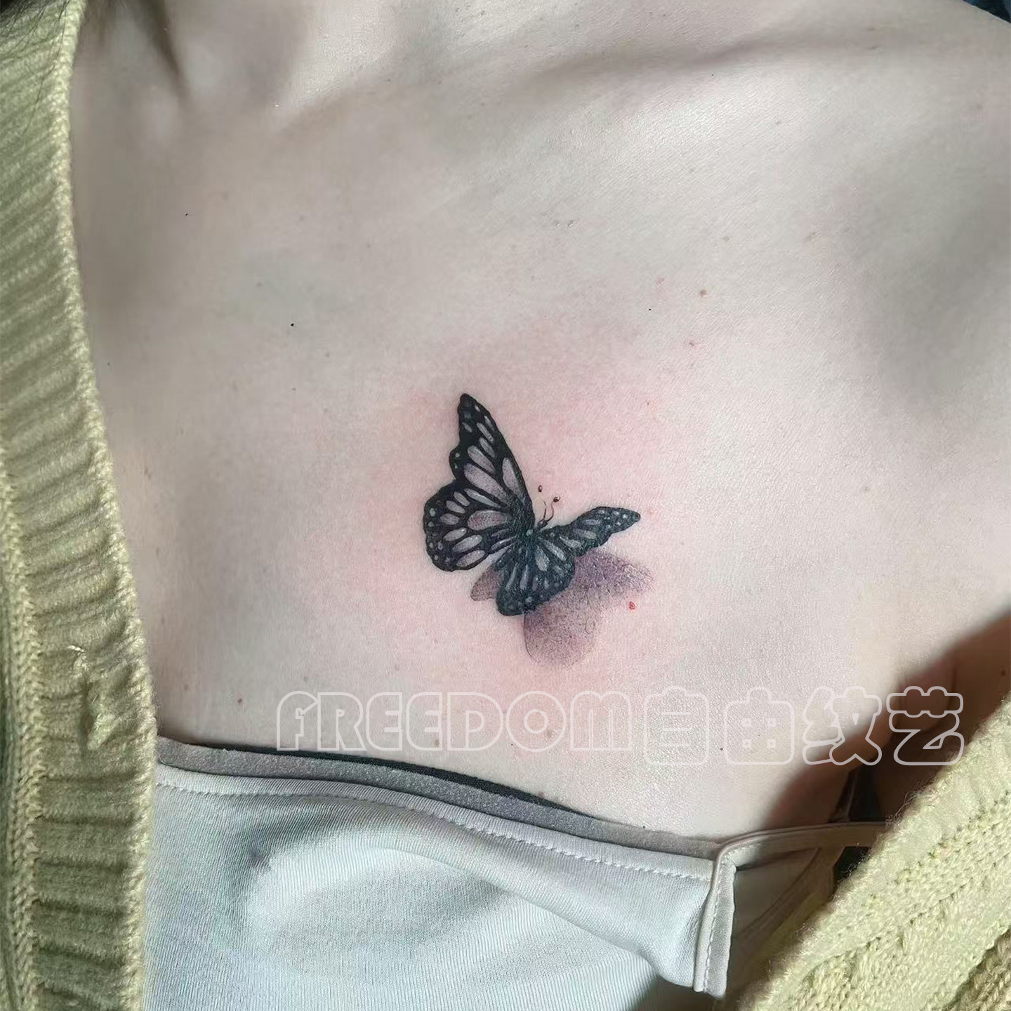 3张 立体蝴蝶纹身贴草本持久锁骨甜酷小清新防水不反光刺青真实感,家居饰品,其他贴饰,淘宝优惠券,粉丝福利购,淘宝优惠卷