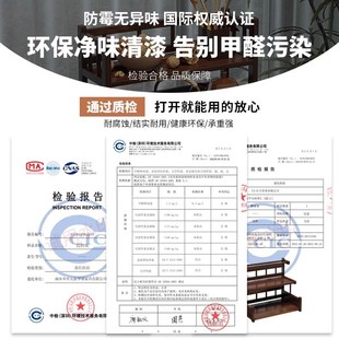 架子摆放柜承M重加高台面多功能收纳 桌面博古架置物架桌上茶台式