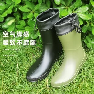 日式高品质轻便软底雨鞋女款成人时尚防滑雨靴S户外徒步溯溪水鞋