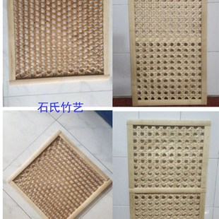 装修吊顶带框竹编屏风p隔断竹编农家乐民宿竹席子镂空竹编带框定