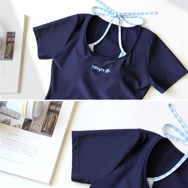 2025新款泳衣女大童裙式连体保守E儿童微胖女孩单独平角裤学生泳,运动/瑜伽/健身/球迷用品,儿童泳衣/裤,淘宝优惠券,粉丝福利购,淘宝优惠卷