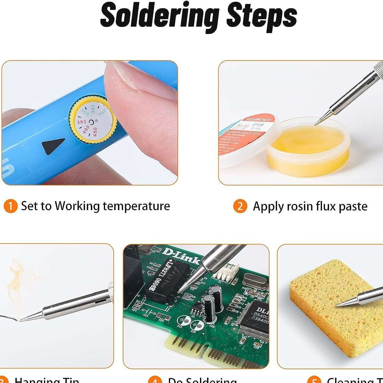 60w带开关烙铁 跨境爆款24件套装110V/220V 厂家直销 handskit