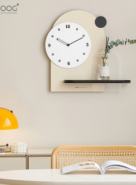 EMITDOOG创意钟表挂钟客厅现代简约轻奢大气2024新款家用装饰挂墙