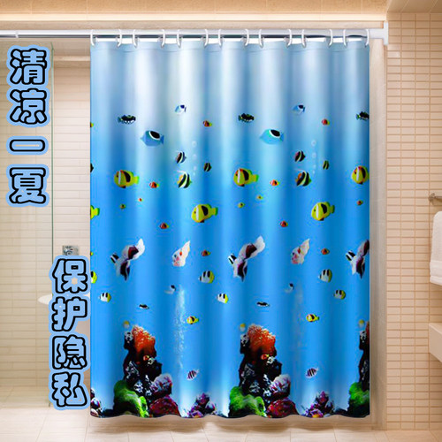 PEVA洗澡防水帘防霉卫生间