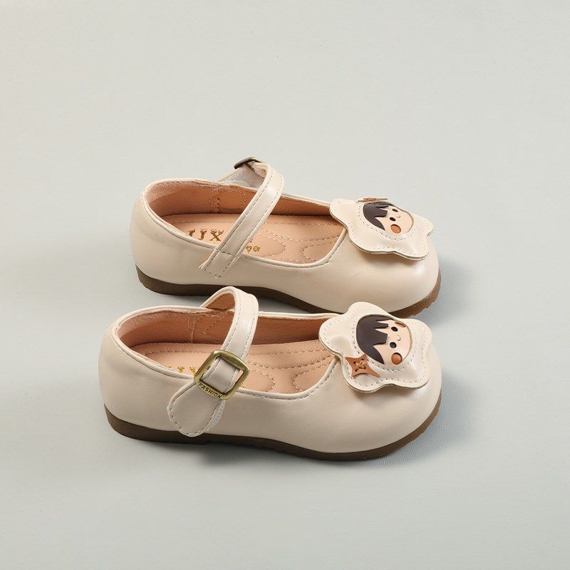 女宝宝卡通浅口豆豆鞋软底防滑2025春秋新款单鞋小W女孩可爱小皮,童鞋/婴儿鞋/亲子鞋,皮鞋,淘宝优惠券,粉丝福利购,淘宝优惠卷