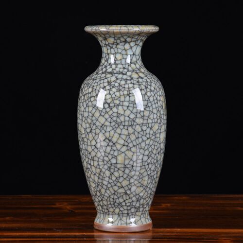 钧瓷花瓶家居花艺饰品摆件客厅装饰品花瓶现代简约陶瓷办公摆件