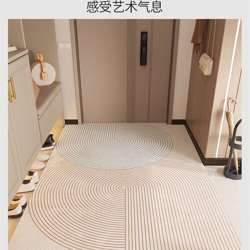 入户门地垫pvc可擦p免洗进门门口门垫新款玄关脚垫可裁剪皮革地毯