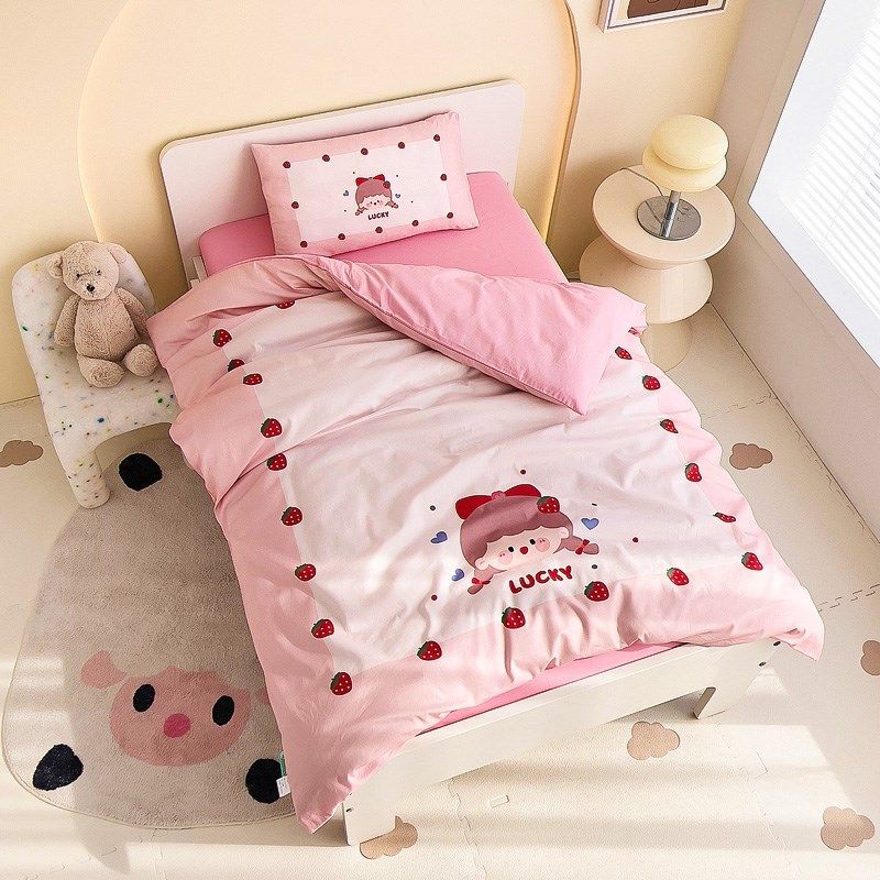 儿童春秋幼儿园被子三件套宝宝入I园六件套午睡小被褥床品,婴童用品,婴童床品套件,淘宝优惠券,粉丝福利购,淘宝优惠卷