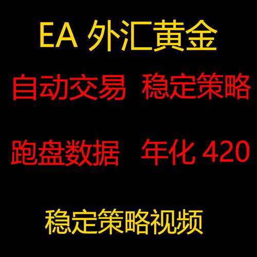 视频教学黄金期货外汇EA量化交易