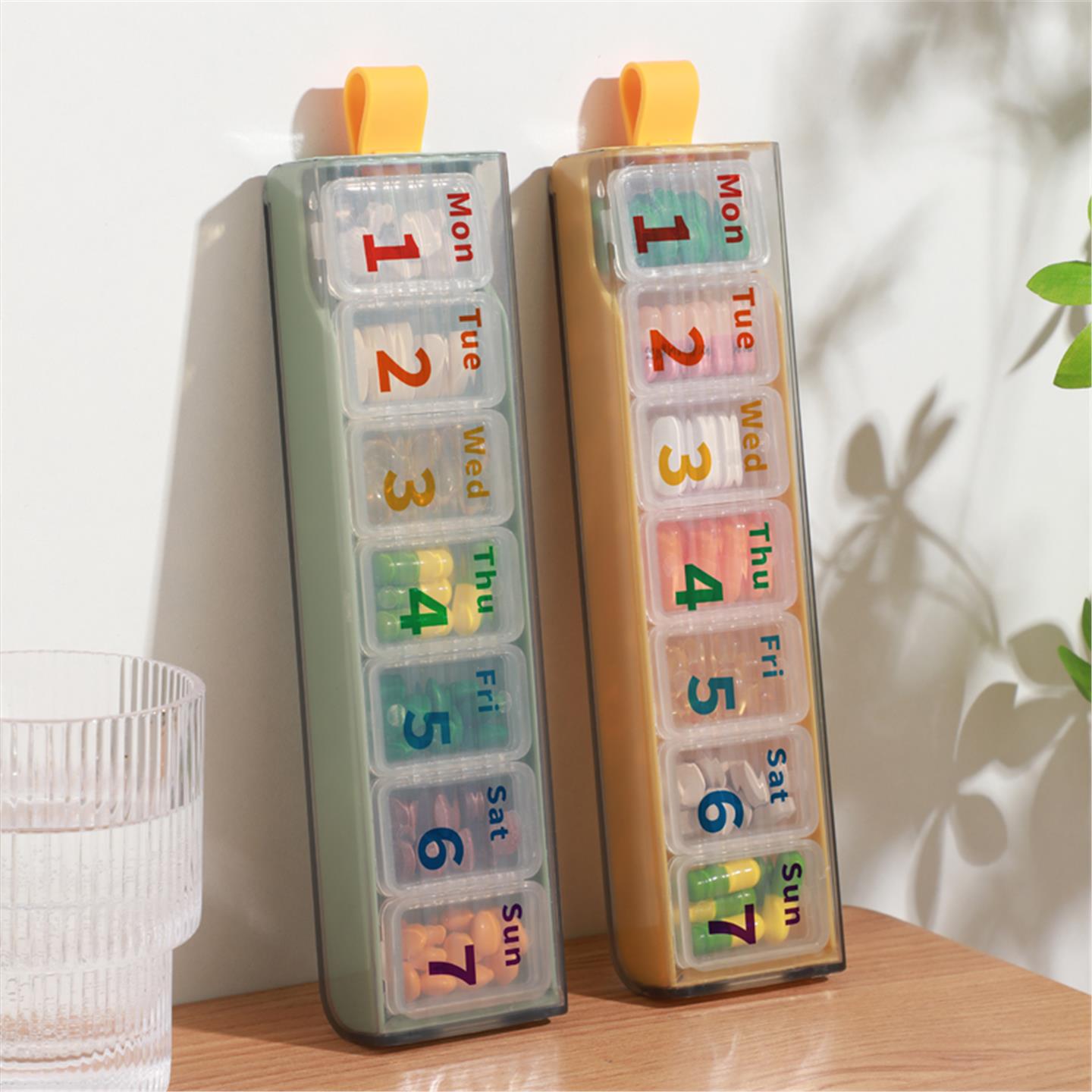 药盒一周七天便携式饭前后