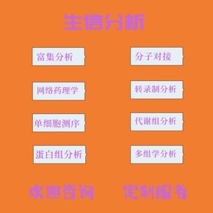 生信分析TCGA/GEO数据挖掘SCI发文WGCNA预后模型诊断模型网络药理