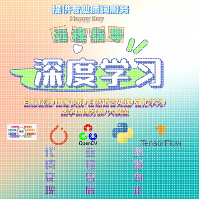 Python深度学习遥感医学图像识别目标检测语义分割代编程调试爬虫